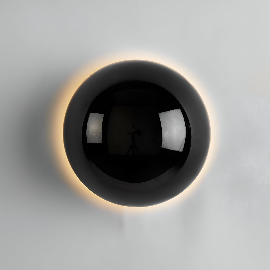 Aplica de perete  design rotunda din metal Led Lunar