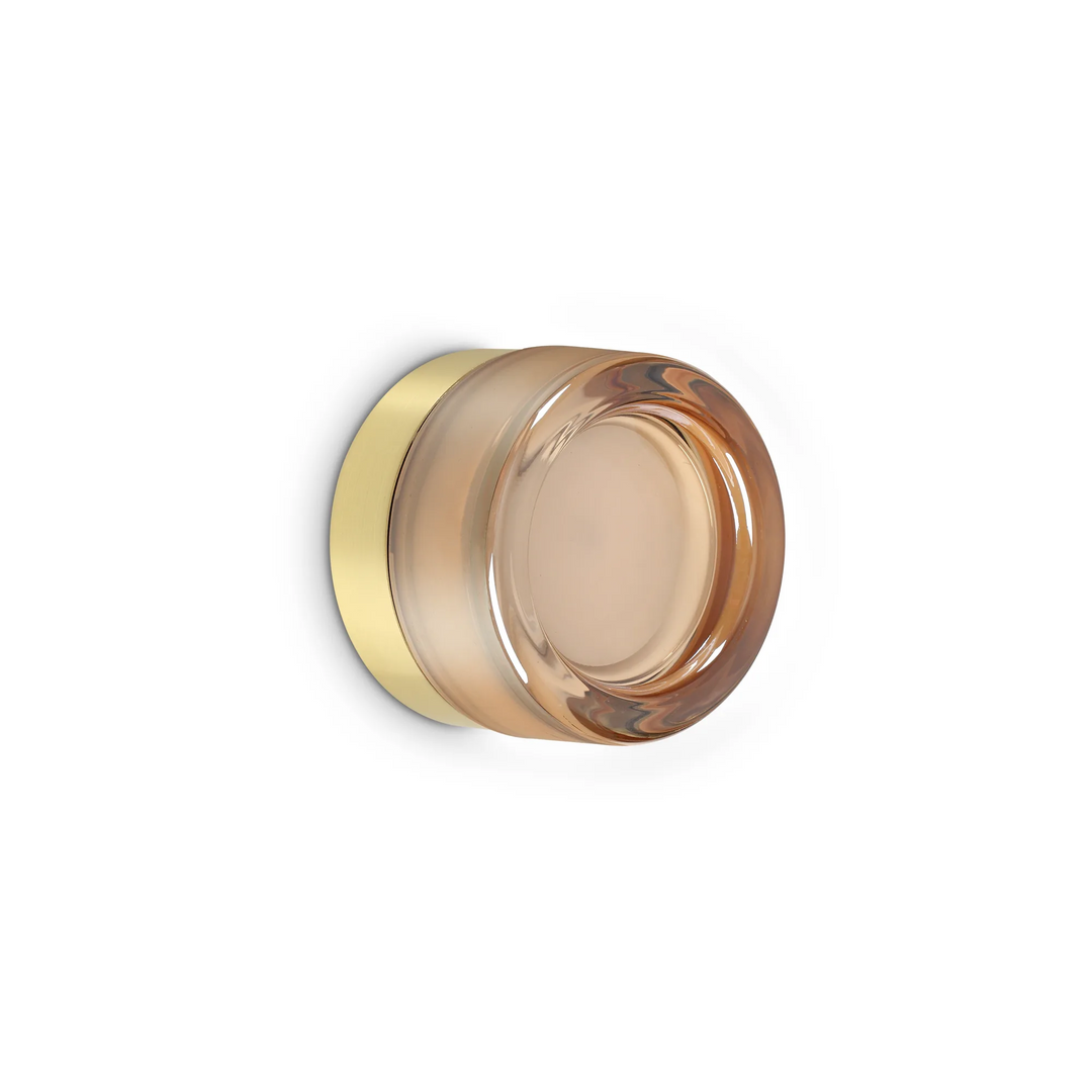 Aplica de perete rotunda din sticla  IP44 Lolly Ideal Lux