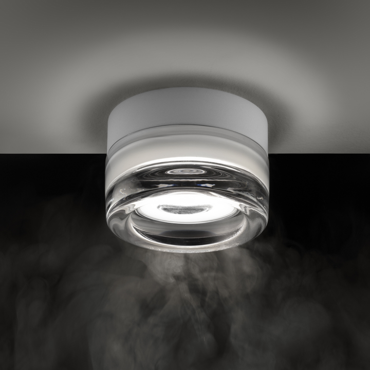 Aplica de perete rotunda din sticla  IP44 Lolly Ideal Lux