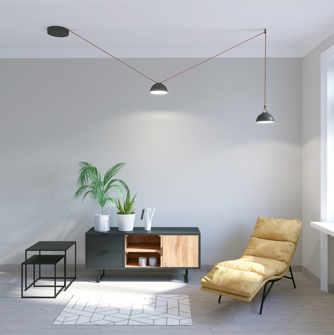Spot negru pe șină Belty Flow 24W 4000K Osram led