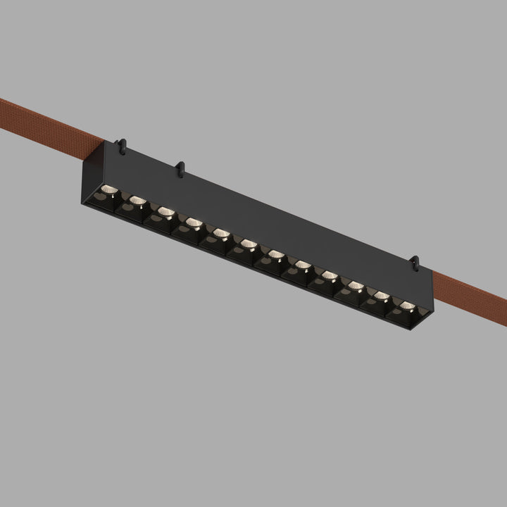 Corp de iluminat liniar negru Belty Grill L323mm 12W 3000K