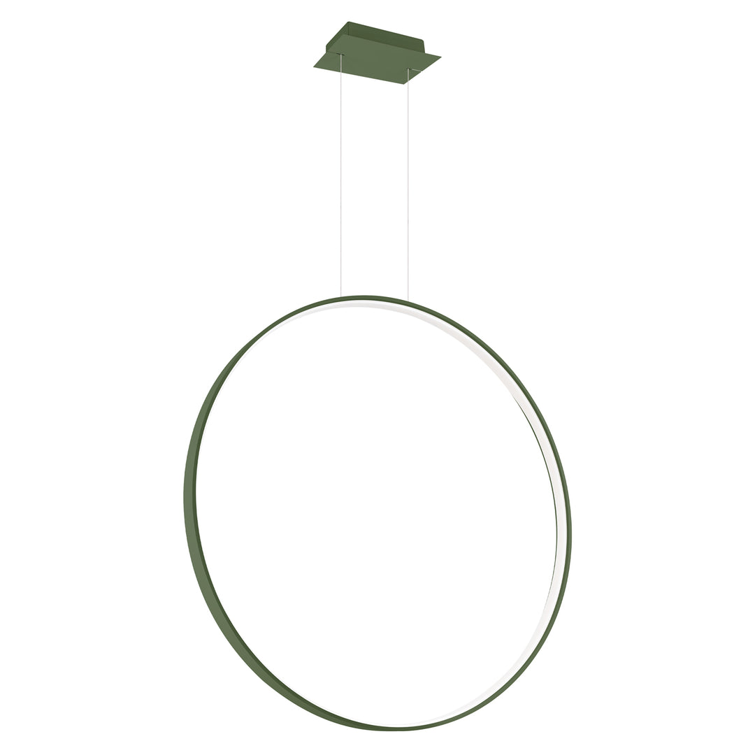 Lustra suspendata Rio 78 finisaj verde masliniu LED 3000K