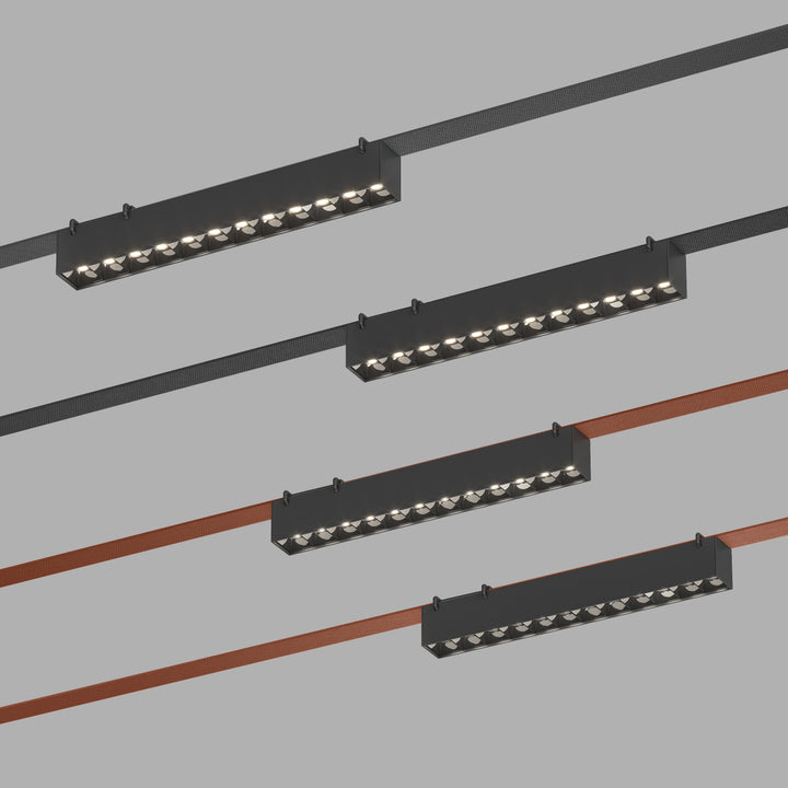 Corp de iluminat liniar negru Belty Grill L323mm 12W 4000K Osram led