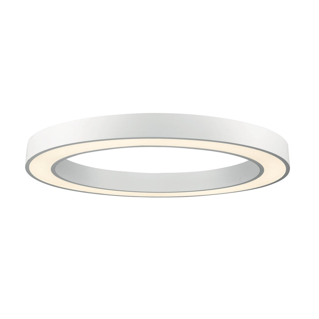Plafoniera alba in forma de inel led Ring D900 3000K