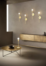 Aplica de perete aurie design fara abajur Anna by Sikrea