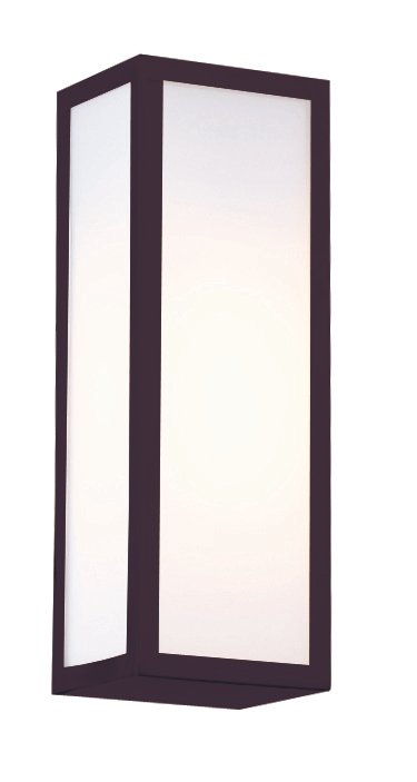 Aplica de perete maro dreptunghiulara Figaro