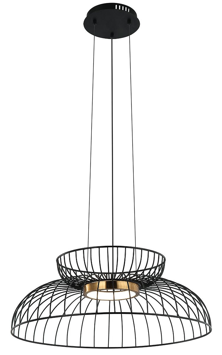 Pendul modern negru D:500 Igor