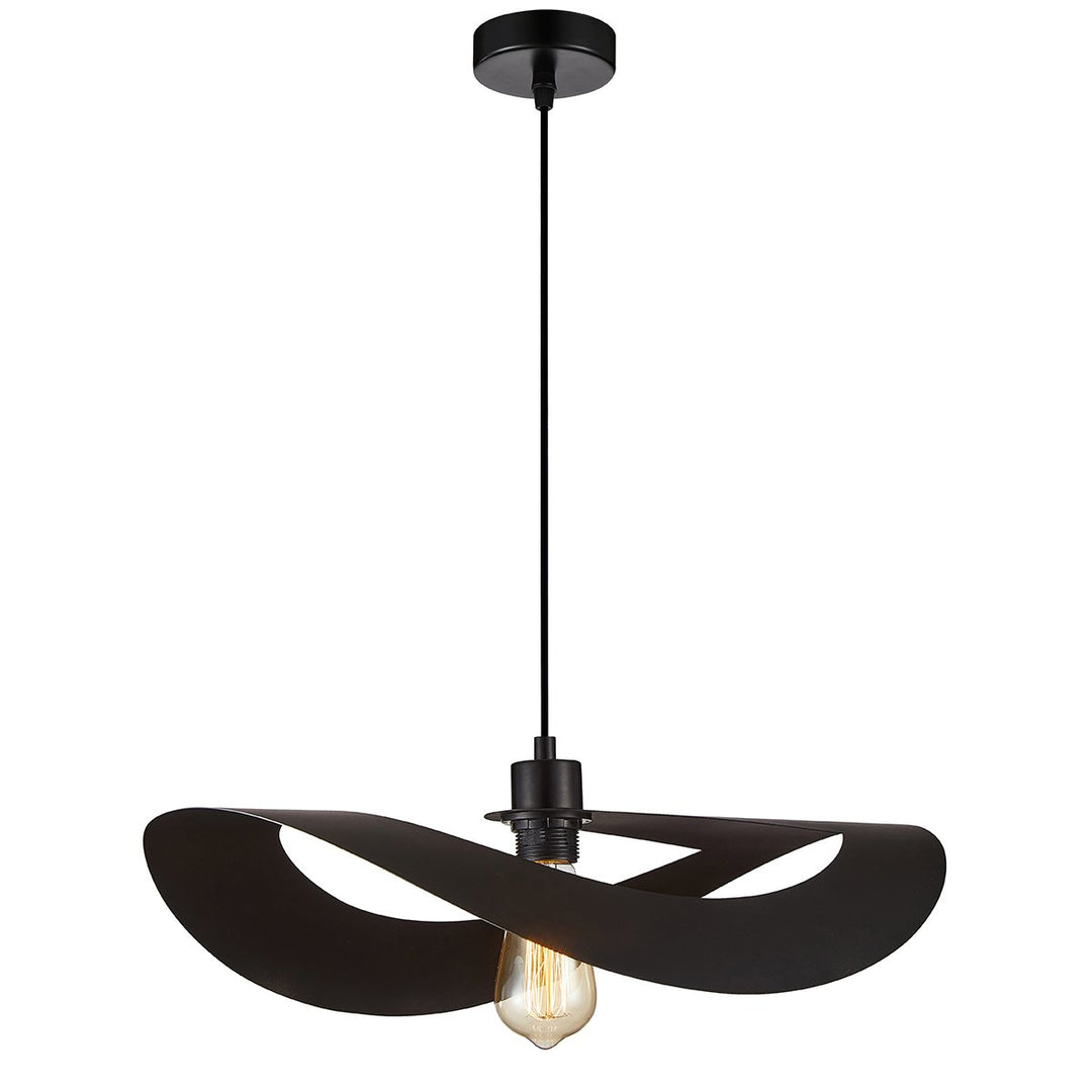 Pendul negru cu design modern Mas