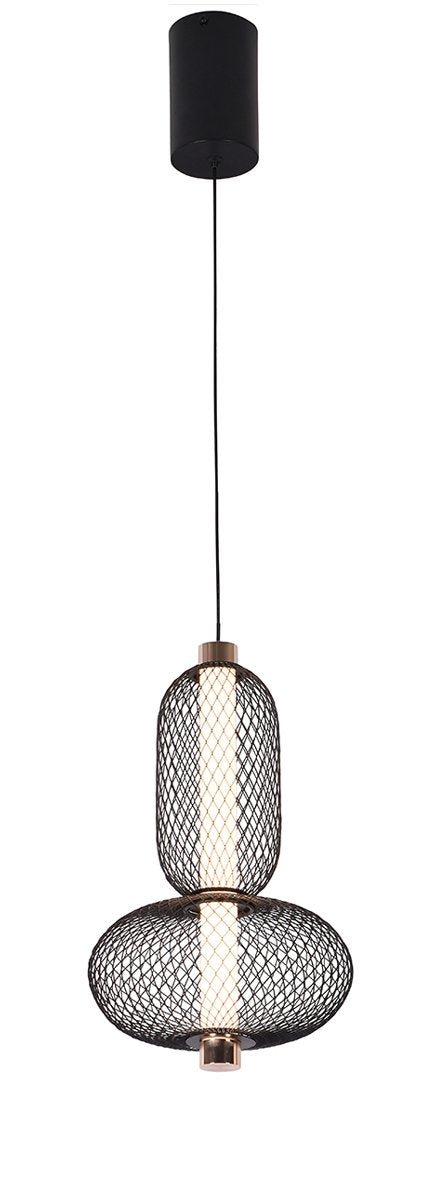 Pendul cu mesh negru h:365  Margot