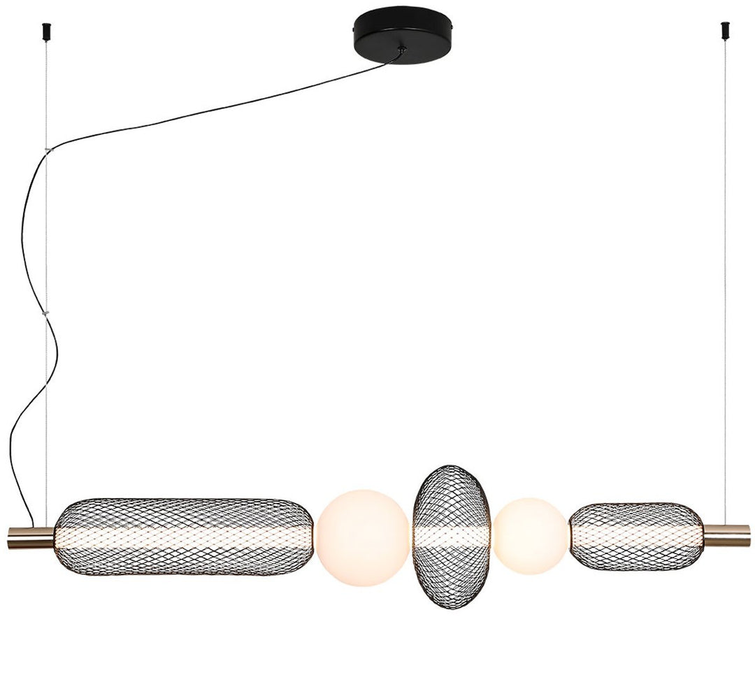 Lustra cu 5 elemente decorative Margot