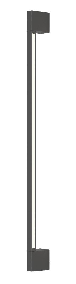 Aplica de perete liniara neagra Tessa