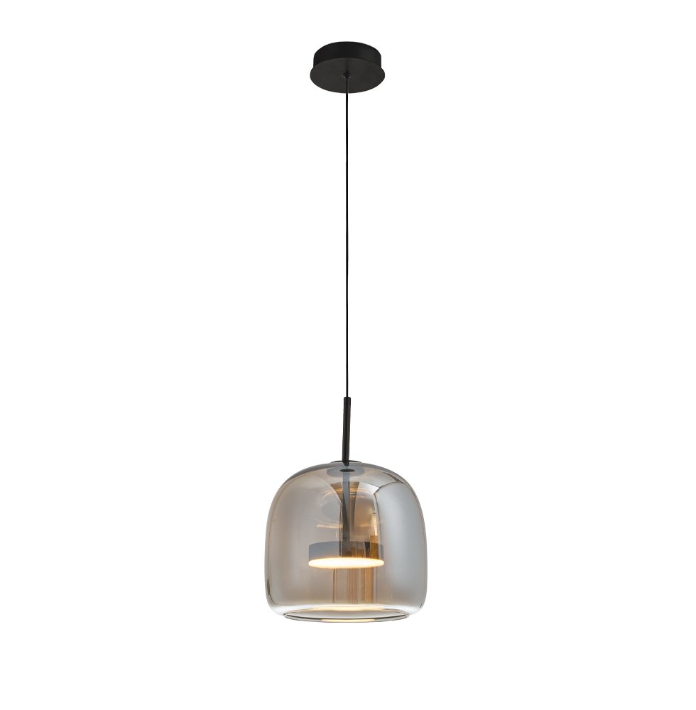 Pendul led fumuriu D:260 Deco