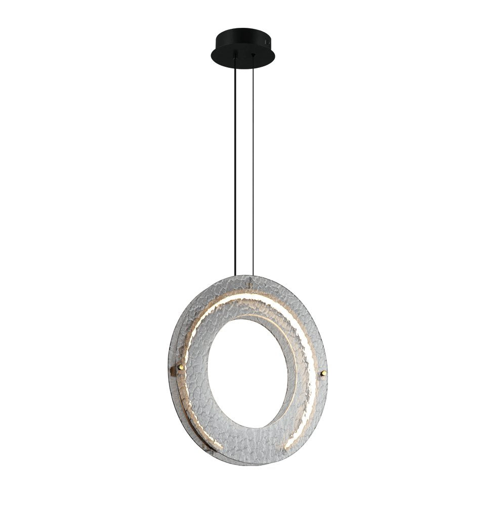 Pendul cu abajur fumuriu Tamara