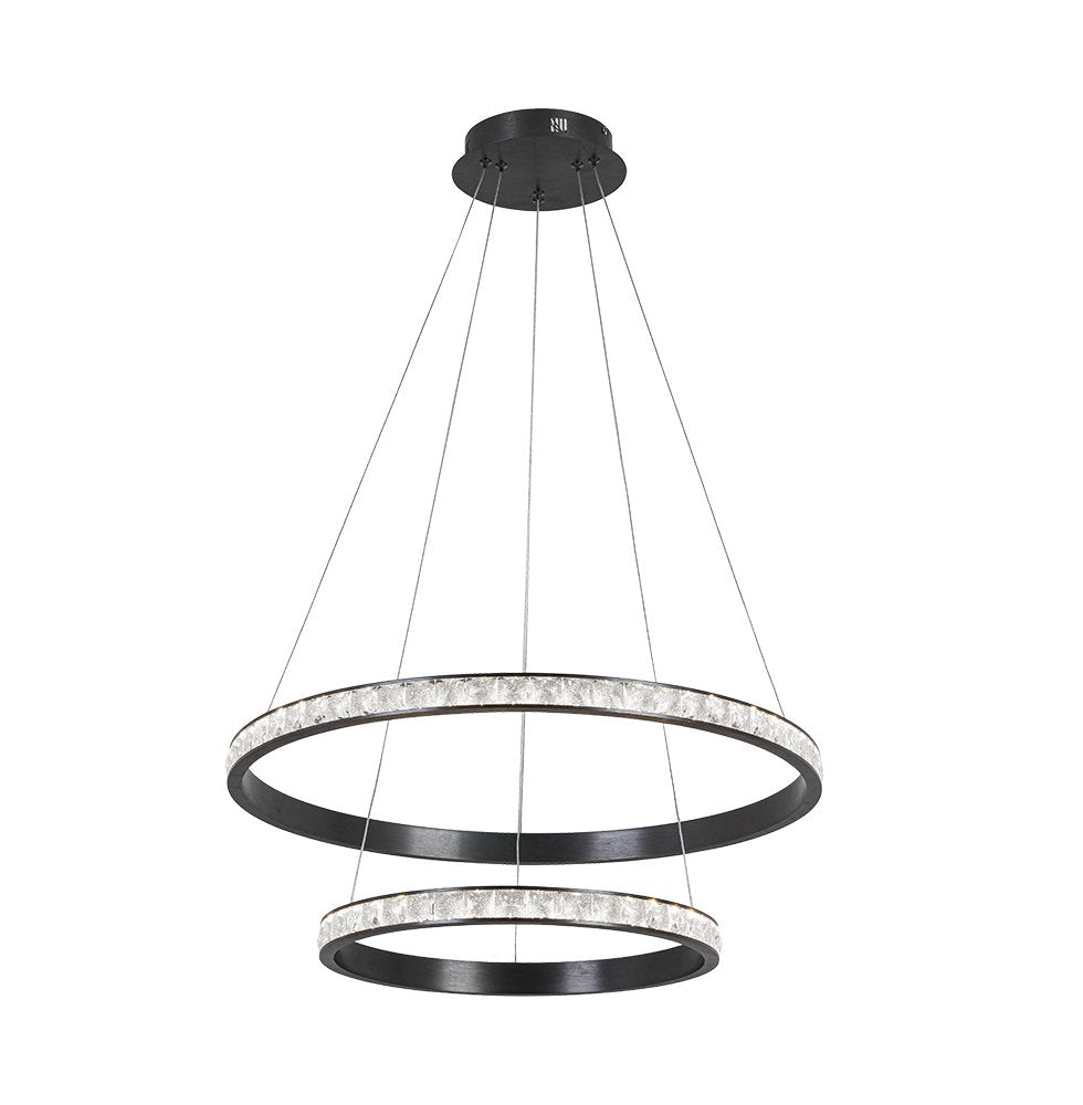 Lustra cu 2 cercuri suprapuse led D:620 Oriana