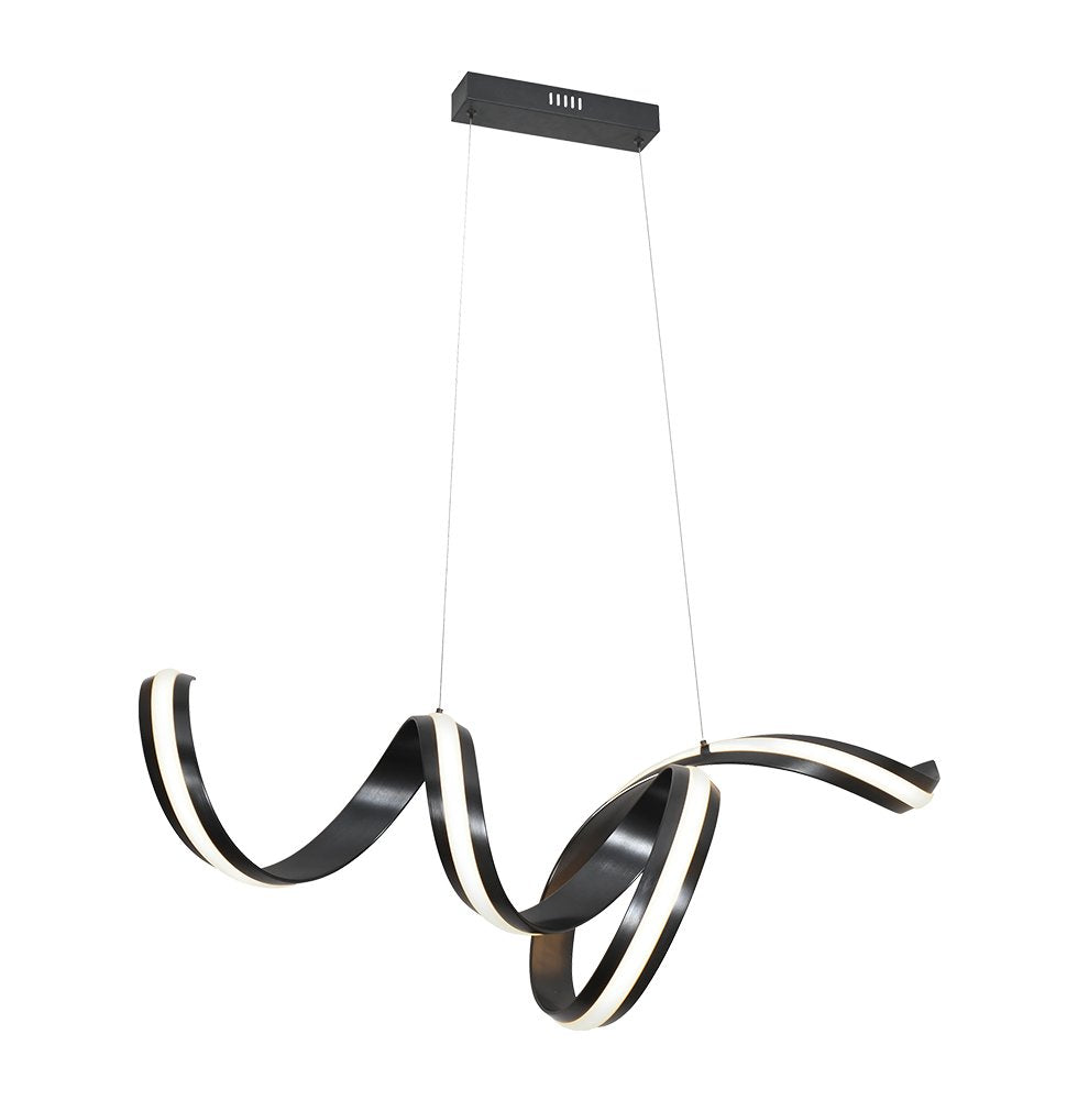 Lustra moderna neagra Arezia