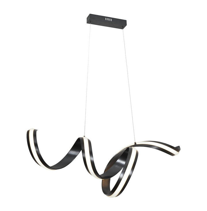 Lustra moderna neagra Arezia