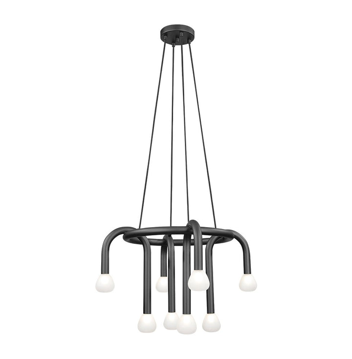 Lustra moderna neagra Delori