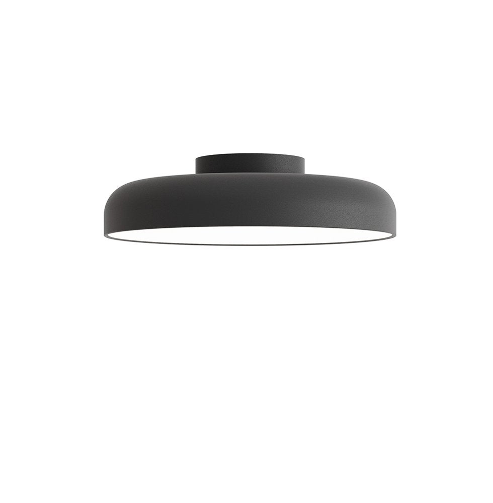 Plafoniera neagra led design minimalist Deva