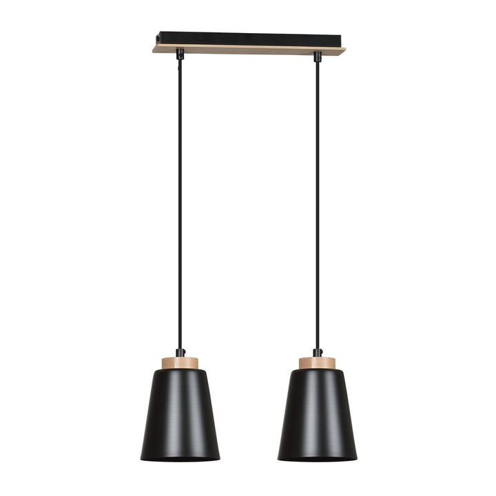 Lustra suspendata cu 2 pendule BOLERO 2 neagra