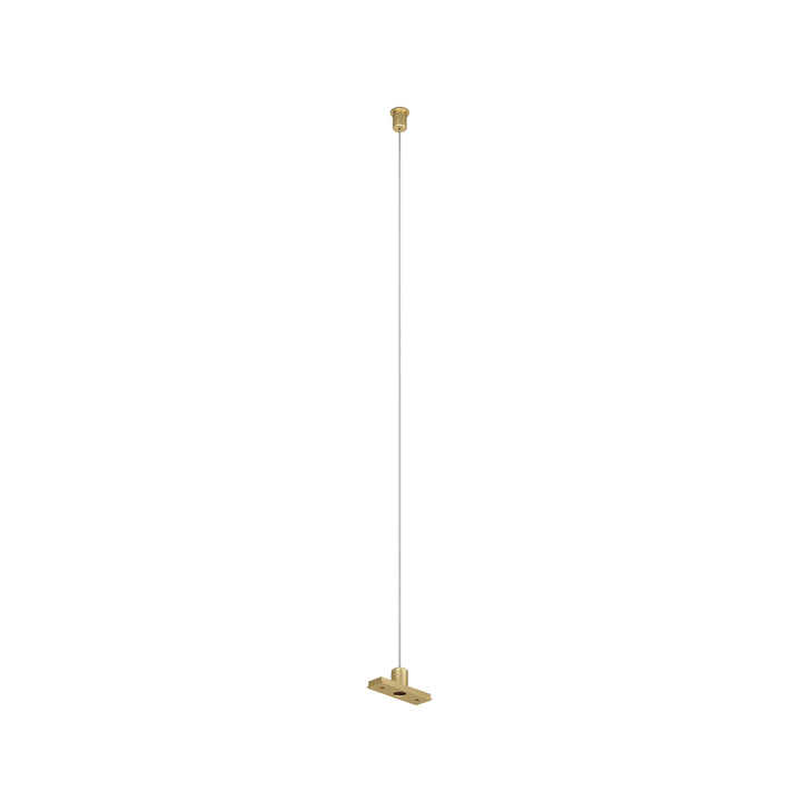 Suspensie mecanică pentru șină SHINE BASE,  alamă satinat, 2m reglabil – Denkirs