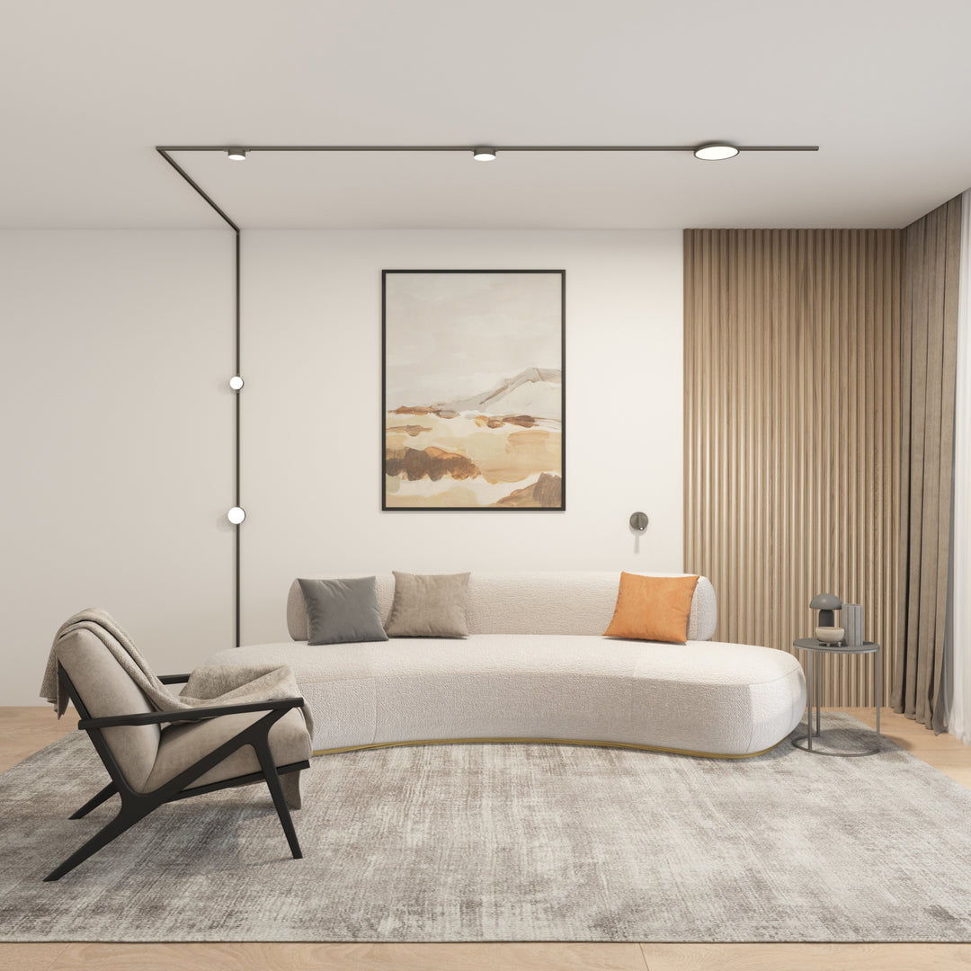 Spot LED pentru perete cu intrerupator Shine Wall nichel
