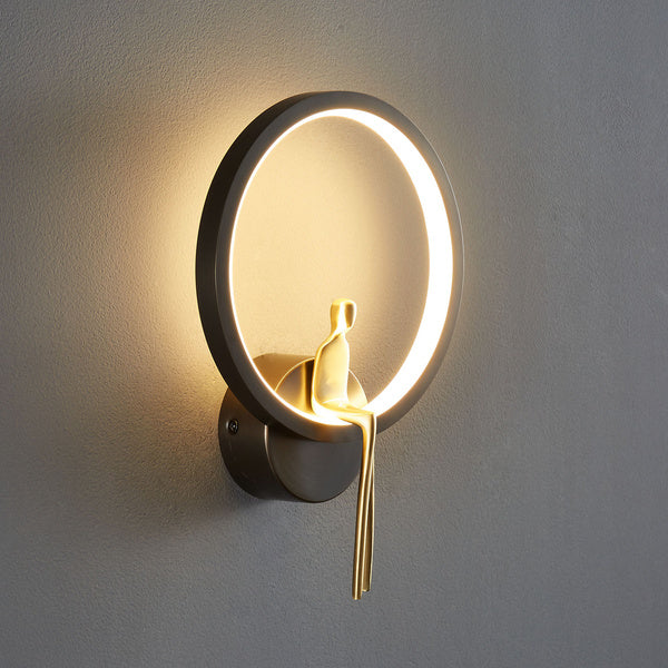 Aplica de perete led design figurina Amici 27cm