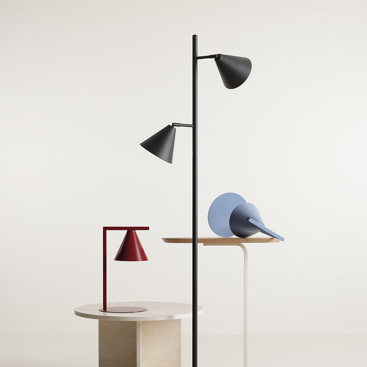 Lampa de podea FORM 2 BLACK
