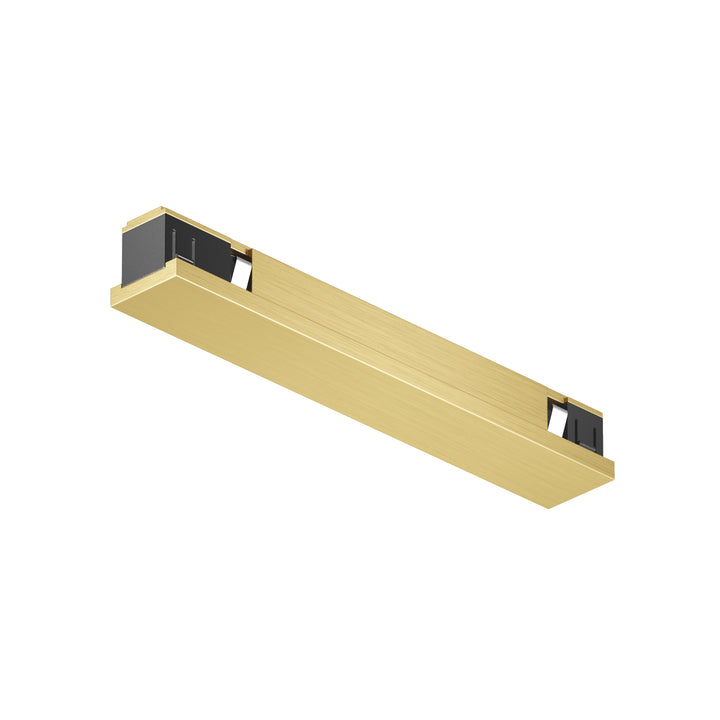 Conector electric drept pentru șină SHINE BASE, 48V, alamă satinat – Denkirs