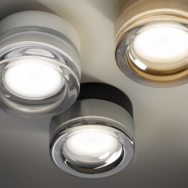 Aplica de perete rotunda din sticla  IP44 Lolly Ideal Lux
