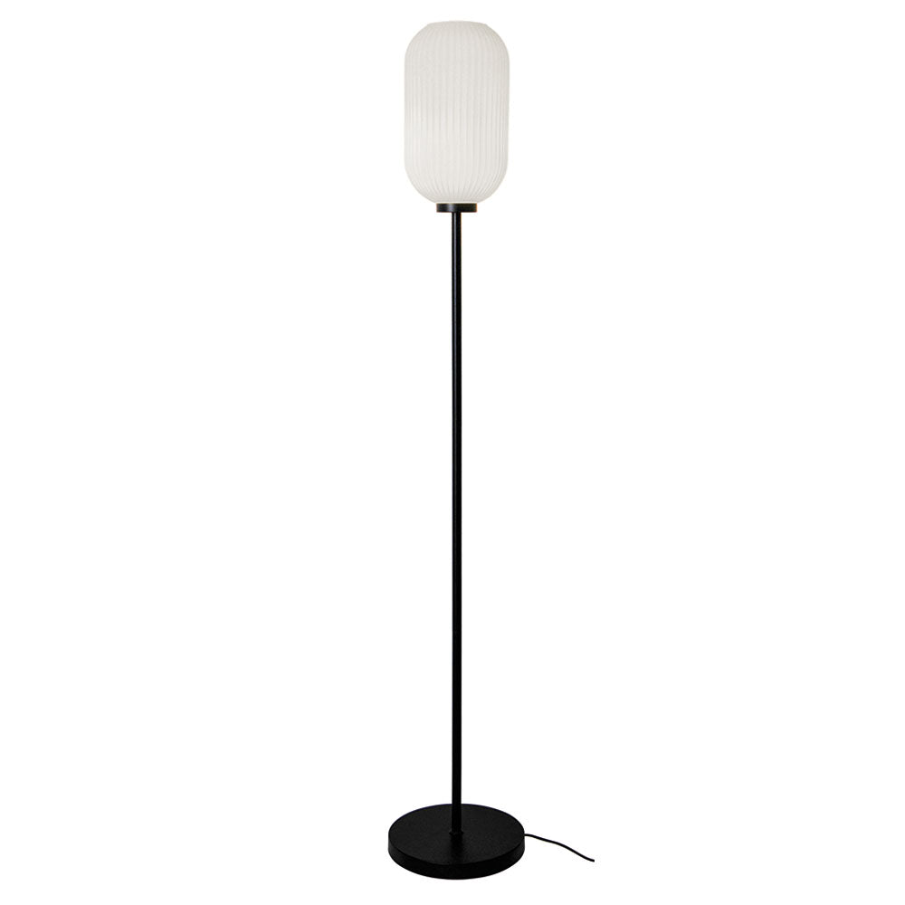 Lampadar minimalist cu abajur din sticla Astor by Viokef
