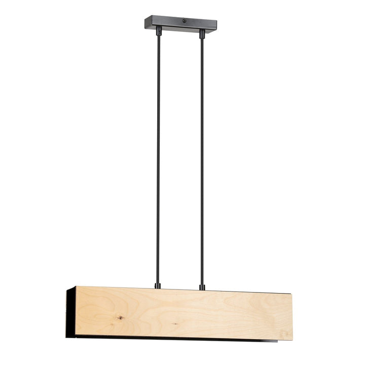 Lustra suspendata liniara CARLO 2 neagra