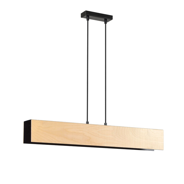 Lustra suspendata liniara CARLO 3 neagra