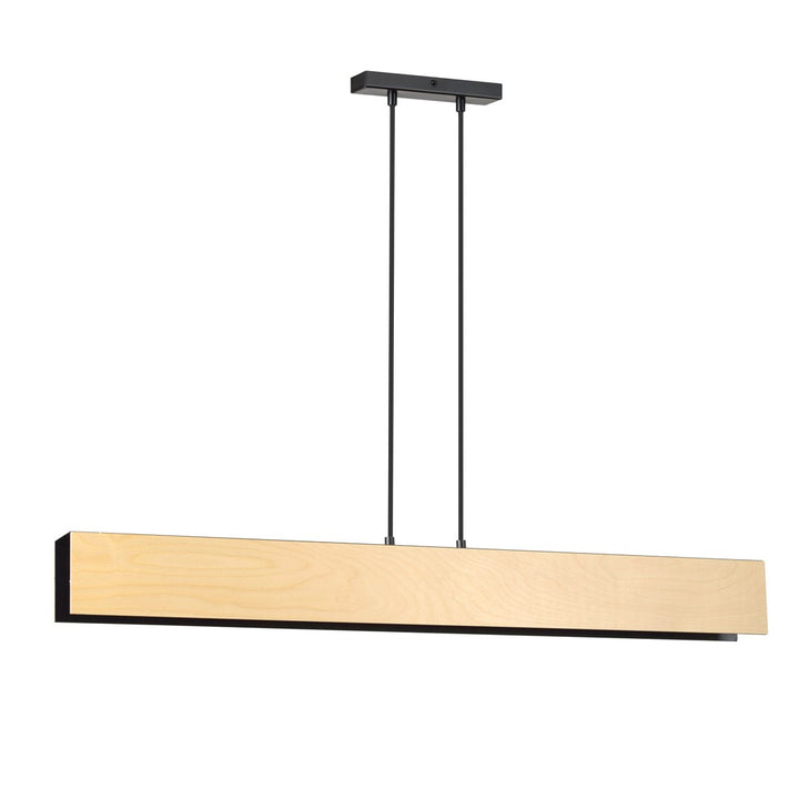 Lustra suspendata liniara CARLO 4 neagra