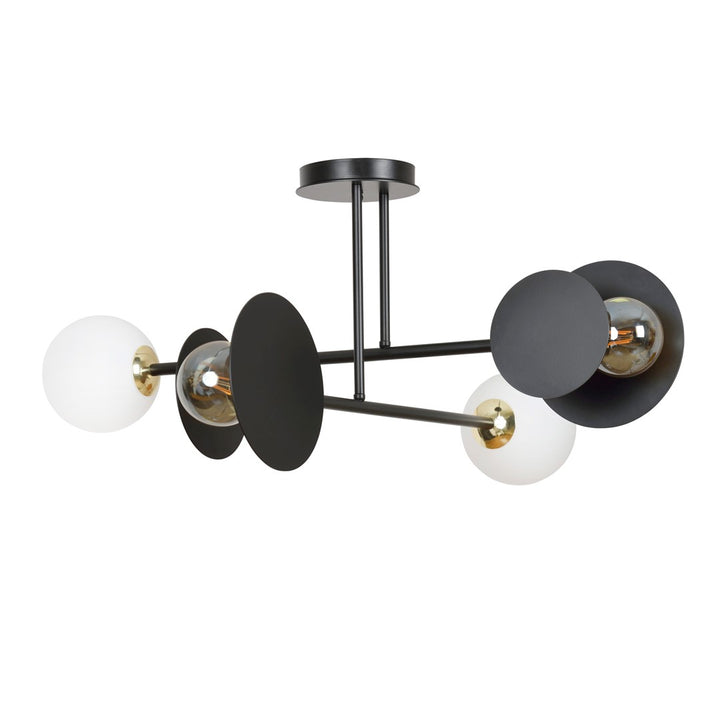 Plafoniera MINERVA 4 neagra