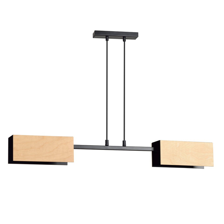 Lustra suspendata ZAPER 2 neagra