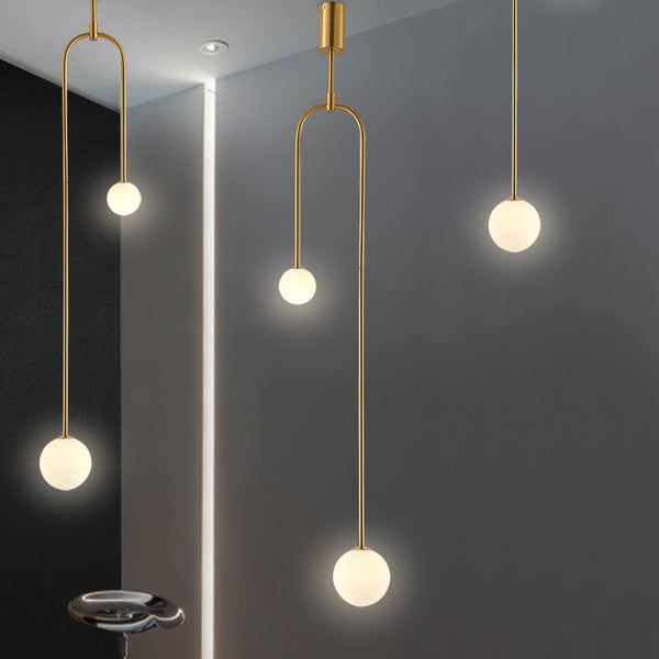 Pendul design minimalist cu tija fixa LOOP