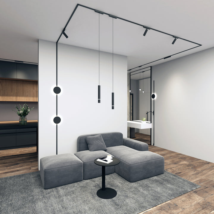 Pendul pe șină magnetică AIR HANG pentru iluminat de accent