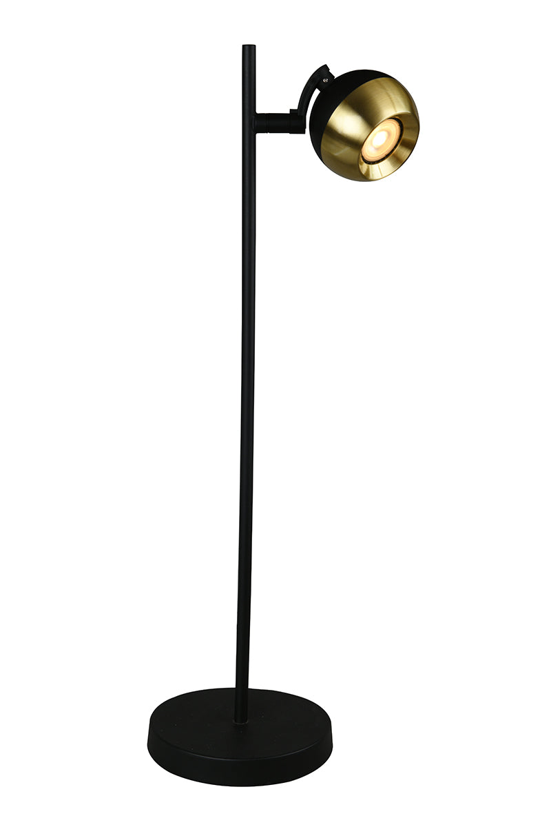 Lampa de masa neagra cu abajur metalic Ringo by Viokef
