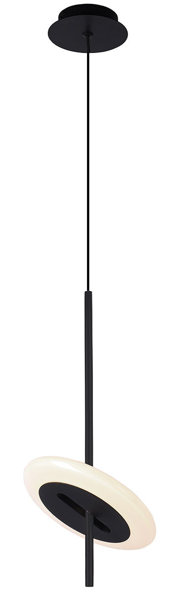 Pendul negru cu design minimalist Ariana by Viokef