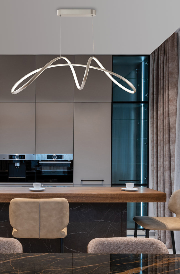 Lustra led cu design modern minimalist Caprice by Viokef