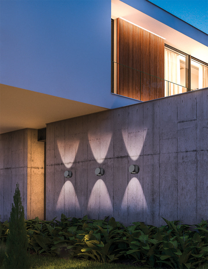Aplica de exterior minimalista cubica Ballito by Viokef