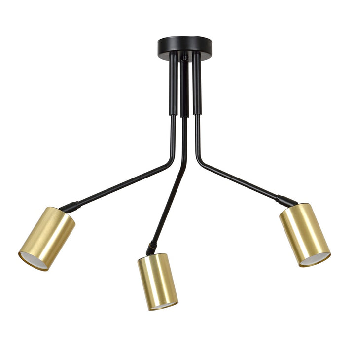 Lustra neagra cu 3 lumini VERNO 3
