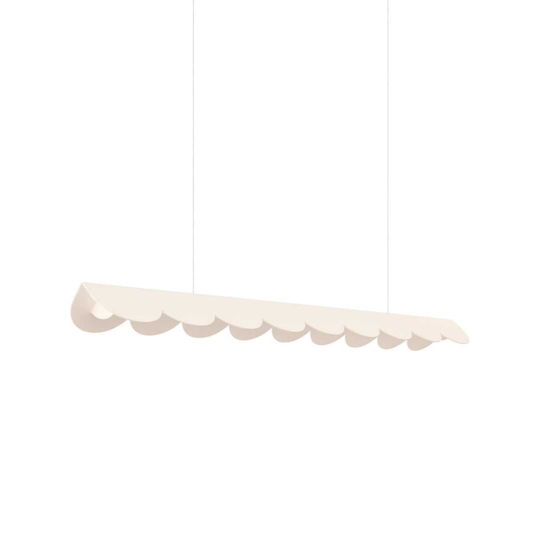 Lustra suspendata Biscuit 100 finisaj bej LED 3000K