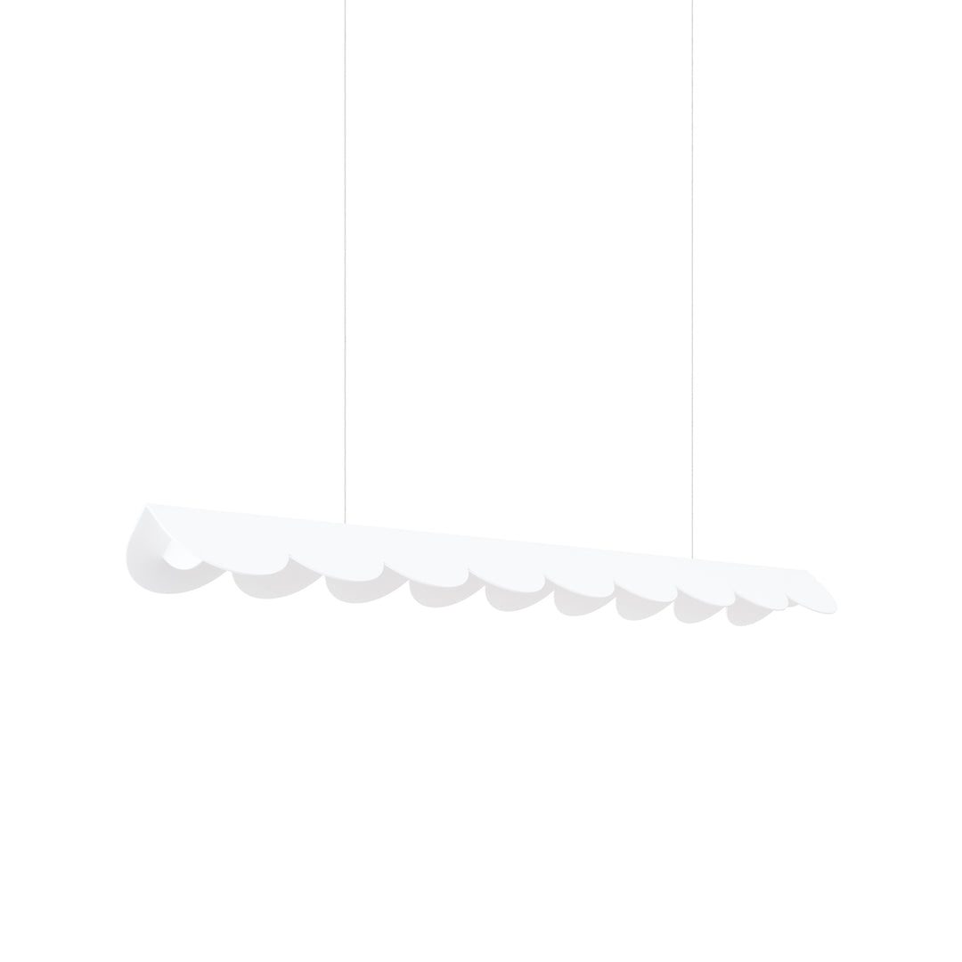Lustra suspendata Biscuit 100 finisaj alb LED 3000K