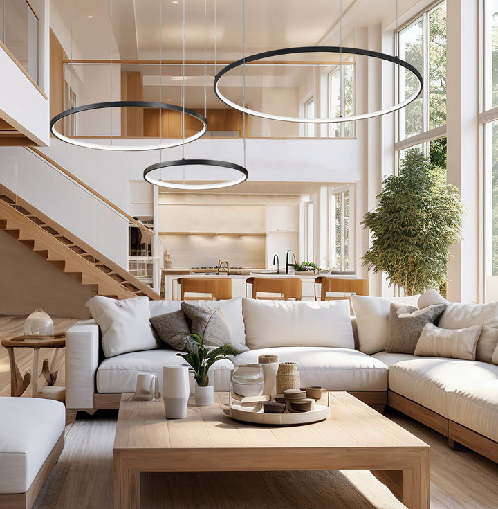 Lustra cu 3 cercuri negre Maximos