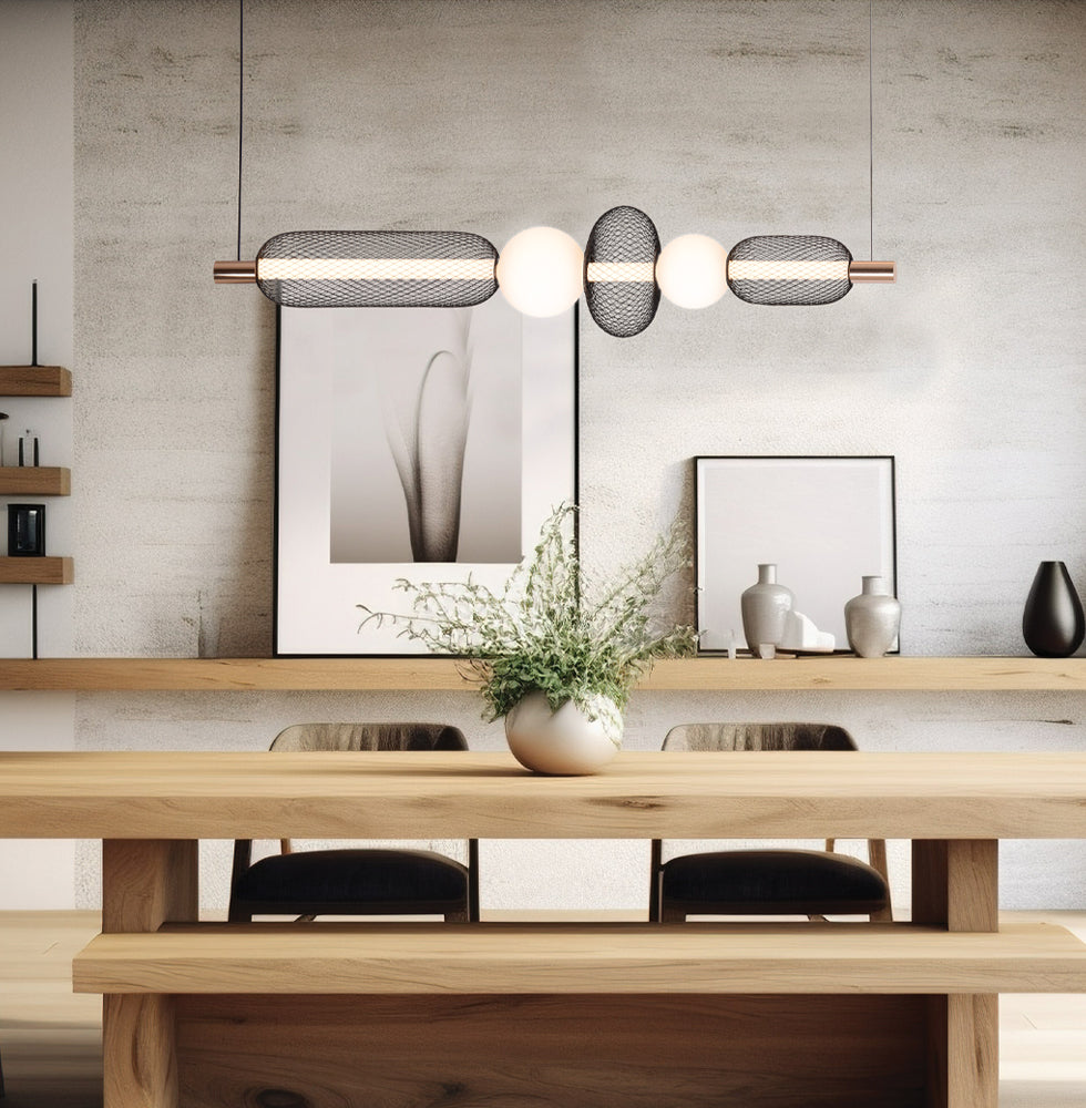 Lustra cu 5 elemente decorative Margot