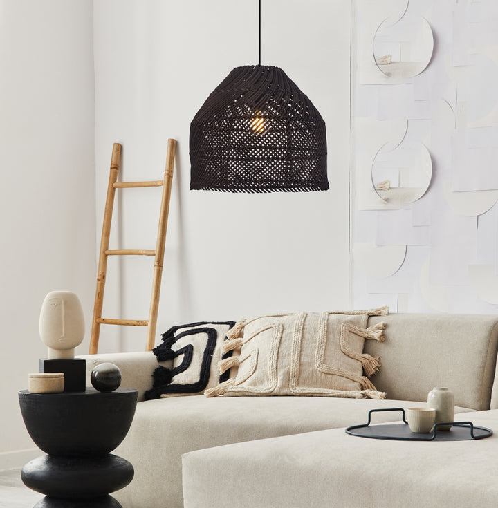 Pendul negru din ratan Mallonca