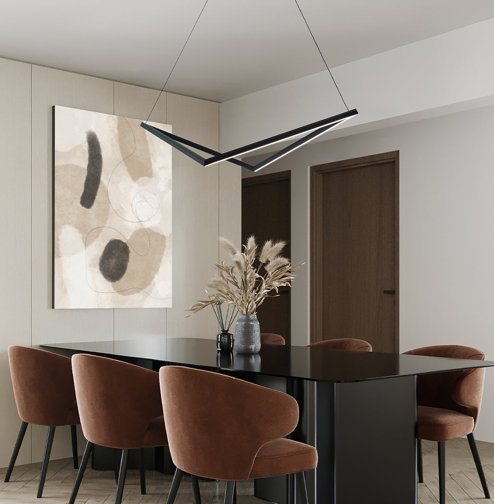 Lustra suspendata neagra Isla