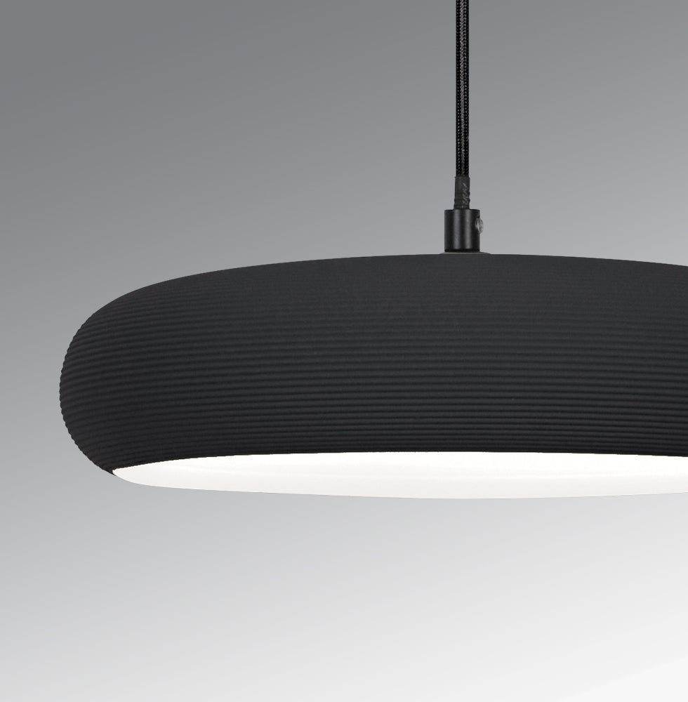 Pendul led negru Logan