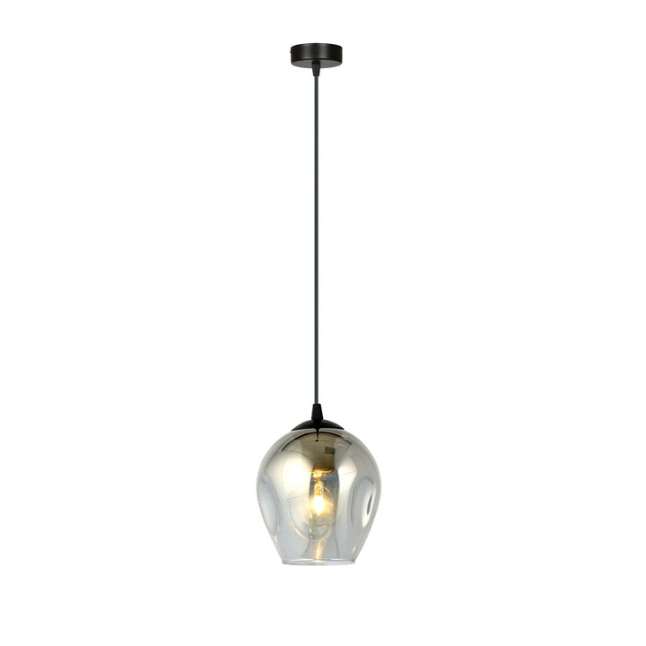 Pendul ISTAR 1 negru cu abajur grafit